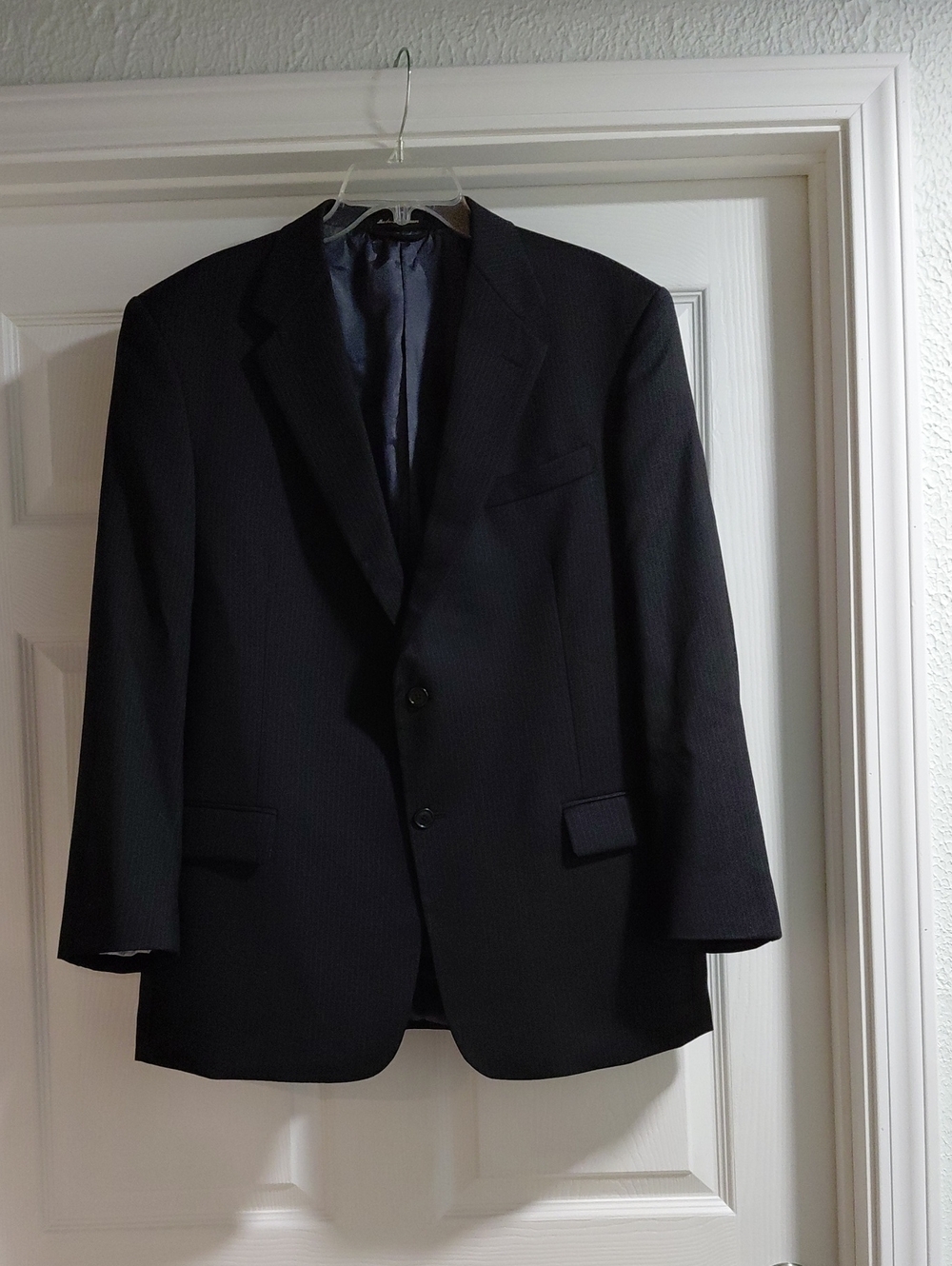Pierre Cardin Men's Dark Navy Sport Coat - Two-Button Blazer